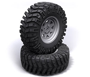 RC4WD 1.9" Prowler XS Scale Advanced X3 Tires 3.76" OD (2)