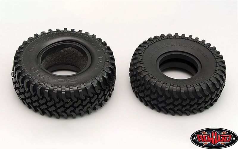RC4WD 1.55" Mud Thrashers Advanced X3 Scale Tires 3.67" OD (2) - Click Image to Close