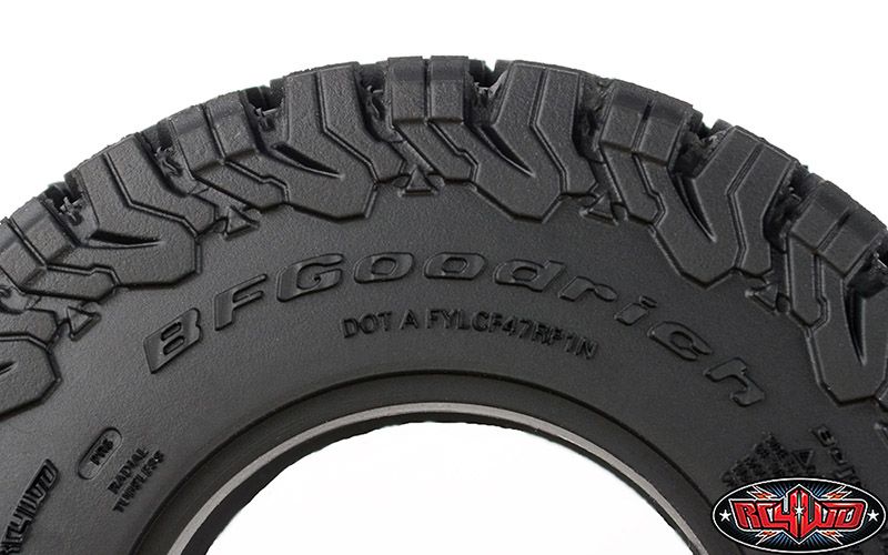 RC4WD 1.7" BFGoodrich All Terrain K02 Scale Tires 3.59" OD (2)