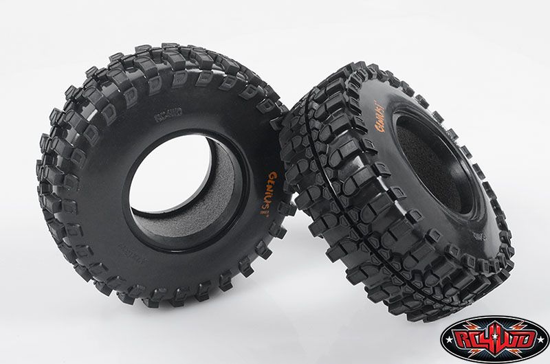 RC4WD 1.9" Genius Sem Limites 2 X2 SS Scale Tires 4.13" OD (2) - Click Image to Close