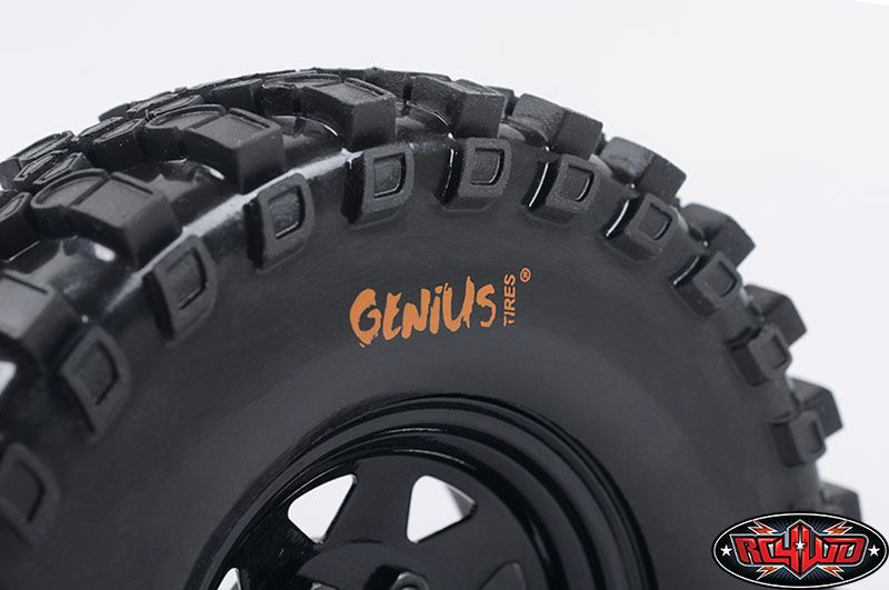RC4WD 1.9" Genius Sem Limites 2 X2 SS Scale Tires 4.13" OD (2) - Click Image to Close