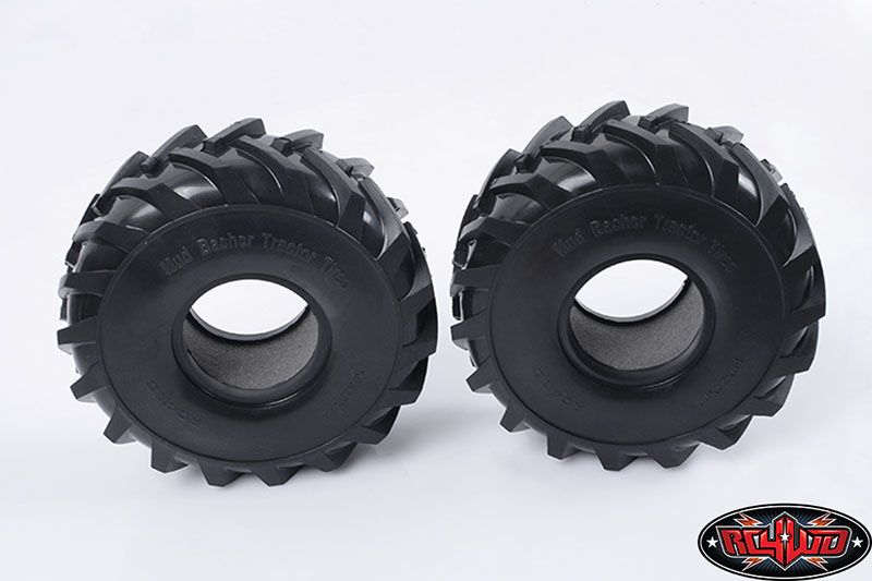 RC4WD 2.2" Mud Basher Scale X2S Tractor Tires 5.94" OD (2) - Click Image to Close