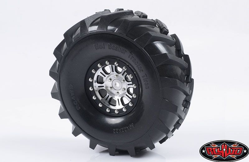 RC4WD 2.2" Mud Basher Scale X2S Tractor Tires 5.94" OD (2) - Click Image to Close