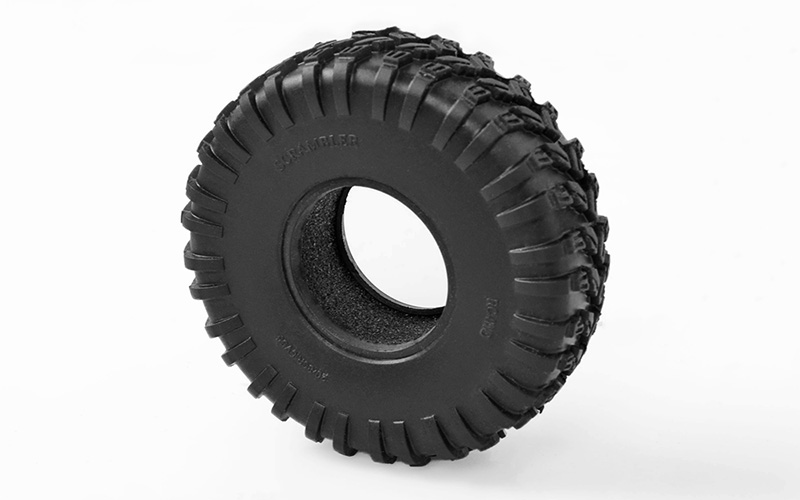 RC4WD 1.0" Scrambler Offroad X2S Scale Tires 2.43" OD (2) - Click Image to Close