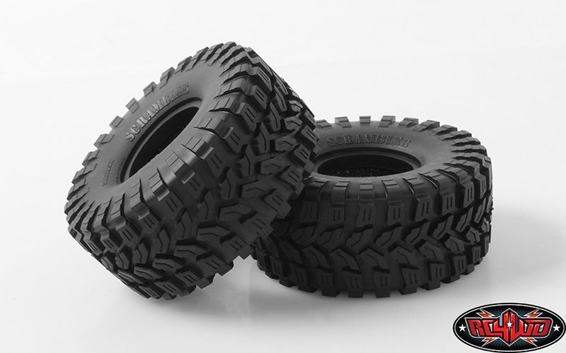 RC4WD 1.55" Scrambler Offroad X2S Scale Tires 3.84" OD (2) - Click Image to Close