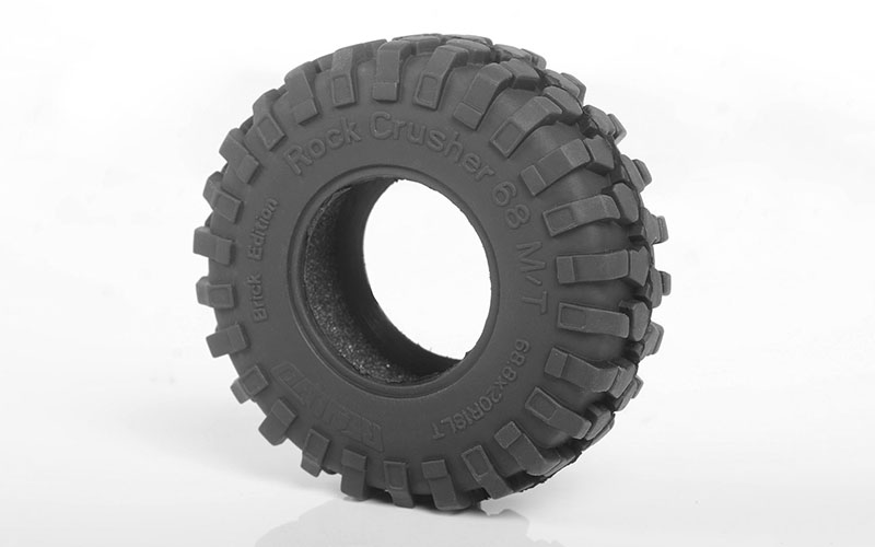 RC4WD 1.2" Rock Crusher M/T Brick Ed X2S³ Tire 2.65" OD (2) - Click Image to Close