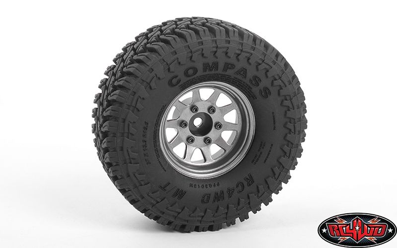RC4WD 1.55" Compass M/T Advanced X2S Scale Tires 3.67" OD (2) - Click Image to Close