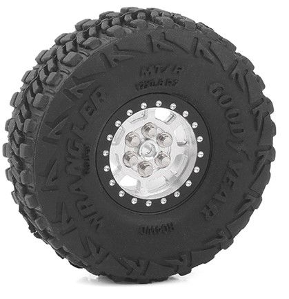 RC4WD 0.7" Goodyear Wrangler MT/R Scale Tires 1.69" OD (2) - Click Image to Close