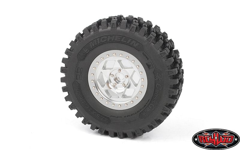 RC4WD 2.2" Michelin Cross Grip Scale Tires 4074" OD (2) - Click Image to Close