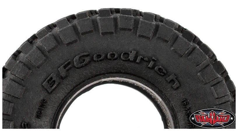RC4WD 0.7" BFGoodrich Mud Terrain T/A KM2 Tires 1.16" OD (2) - Click Image to Close