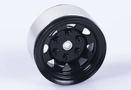RC4WD 1.55" Stamped Steel Stock Beadlock Wheels (Black) (4) - Click Image to Close