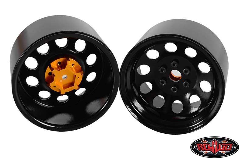 RC4WD 3.8" Pro10 40 Series Steel Beadlock Wheels (Black) (2) RC4WD 3.8" Pro10 40 Series Steel Beadlock Wheels (Black) (2)