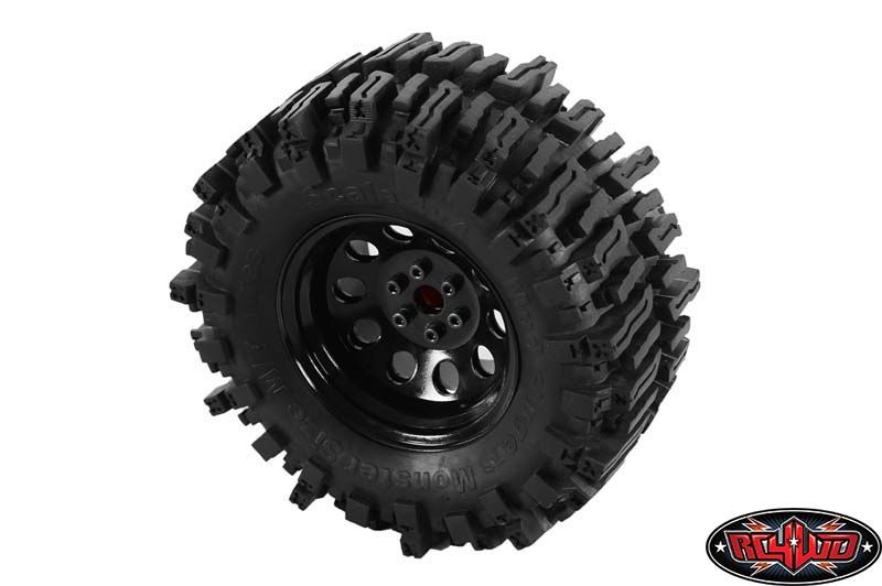 RC4WD 3.8" Pro10 40 Series Steel Beadlock Wheels (Black) (2) - Click Image to Close