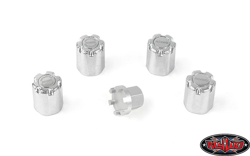 RC4WD 1.7" Stamped Steel Beadlock SR5 Wheels (Chrome) (4) - Click Image to Close