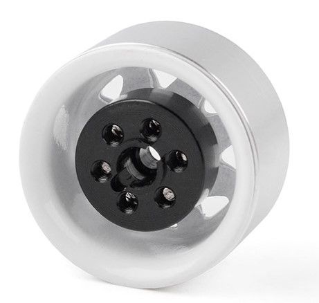 RC4WD 0.7" Stamped Steel Stock Beadlock Wheels (White) (4)