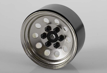 RC4WD 1.9" Pro10 Steel Stamped Beadlock Wheel (Silver) (4)