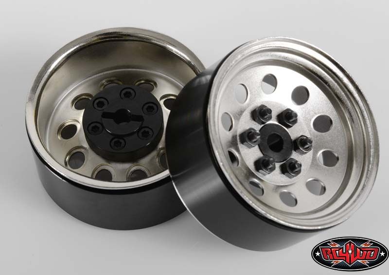 RC4WD 1.9" Pro10 Steel Stamped Beadlock Wheel (Silver) (4)