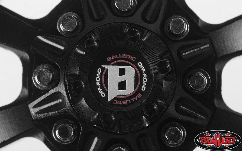 RC4WD 1.7" Ballistic Off Road Morax Beadlock Wheels (Black) (4) - Click Image to Close