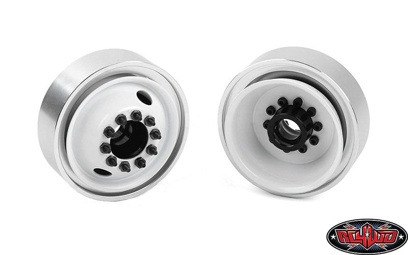 RC4WD Diesel Beadlock 1.7'' Front Wheels for Tamiya 1/14 Semi (2