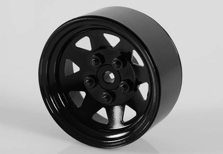 RC4WD 1.9" 5 Lug Wagon Steel Stamped Beadlock Wheels (Black) (4) - Click Image to Close