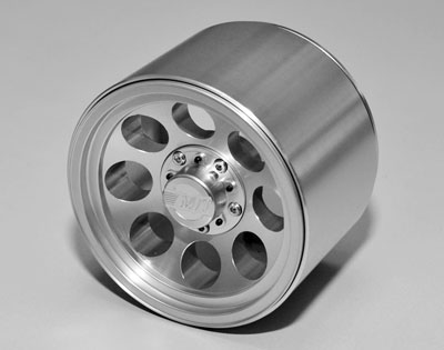 RC4WD Mickey Thompson Classic III Silver Beadlock Wheels for Traxxas Revo and T-Maxx 3.3 (17mm hub)