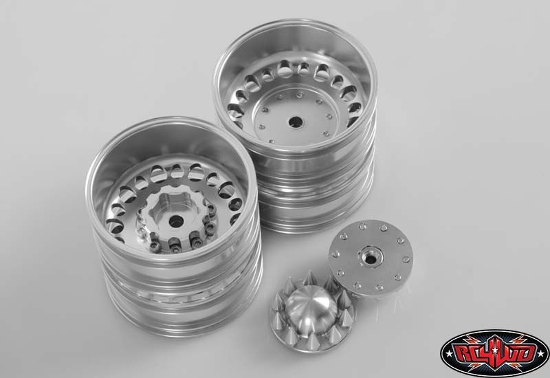 RC4WD Choas Semi Truck Rear Wheels w/Spiked Caps (2)