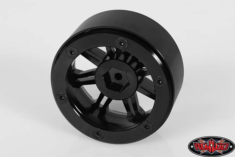 RC4WD 2.2" Raceline Octane Beadlock Wheels (Black) (4) - Click Image to Close
