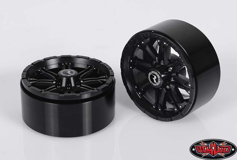 RC4WD 2.2" Raceline Octane Beadlock Wheels (Black) (4)