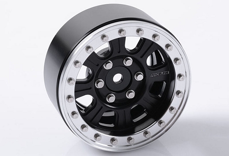 RC4WD 1.9" Raceline Monster Beadlock Wheels (Black/Silver) (4)