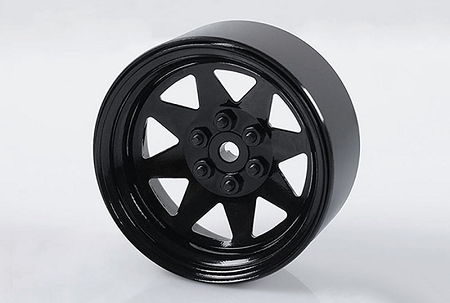 RC4WD 2.2" 6 Lug Wagon Steel Stamped Beadlock Wheels (Black) (4) - Click Image to Close