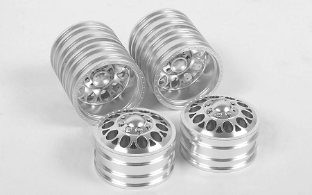 RC4WD 1.9" Double Trouble "3" AL Dually Wheels (2 Front/2 Rear)