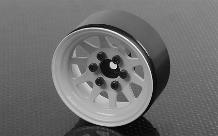 RC4WD 1.9" OEM Stamped Steel Beadlock Wheels (White) (4)