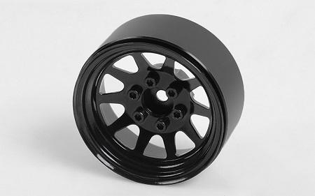 RC4WD 1.9" OEM Stamped Steel Beadlock Wheels (Black) (4) - Click Image to Close