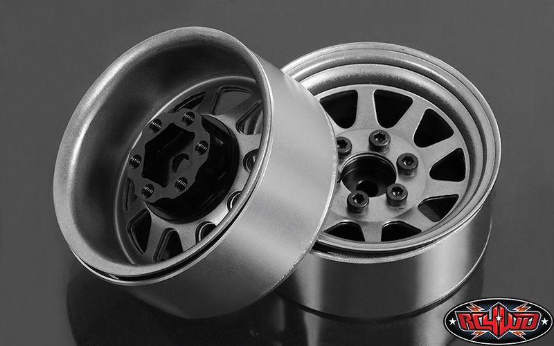 RC4WD 1.9" OEM Stamped Steel Beadlock Wheels (Plain) (4) - Click Image to Close