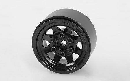 RC4WD 1.0" Stamped Steel Stock Beadlock Wheels (Black) (4) - Click Image to Close