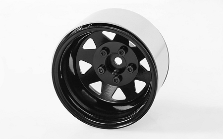 RC4WD 5 Lug Deep Dish Wagon 1.9 in Steel Stamped Beadlock Wheels (Black)