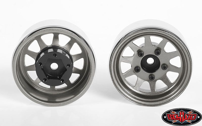 RC4WD 1.55" OEM Stamped Steel Beadlock Wheels (Plain) (4)