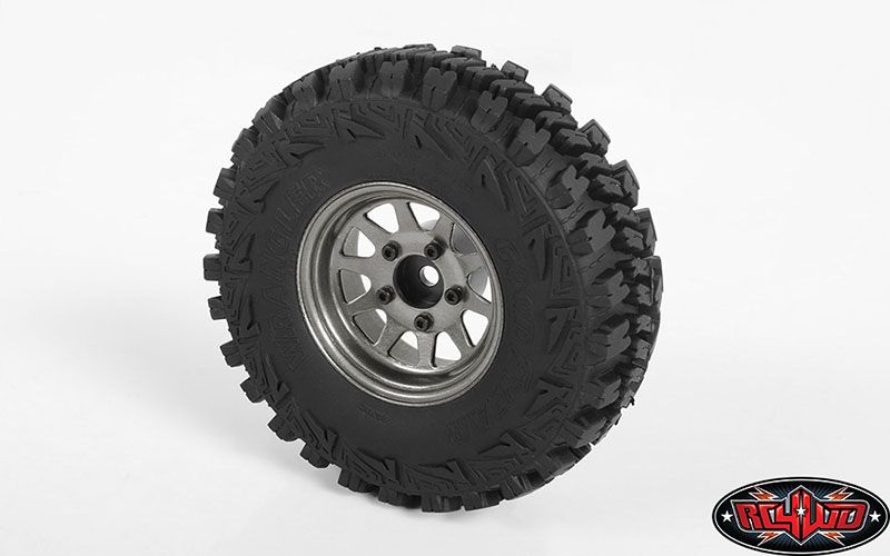 RC4WD 1.55" OEM Stamped Steel Beadlock Wheels (Plain) (4) - Click Image to Close