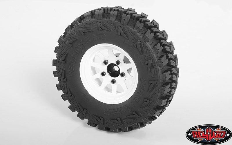 RC4WD 1.55" OEM Stamped Steel Beadlock Wheels (White) (4) - Click Image to Close