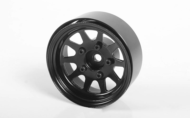 RC4WD 1.55" OEM Stamped Steel Beadlock Wheels (Black) (4)