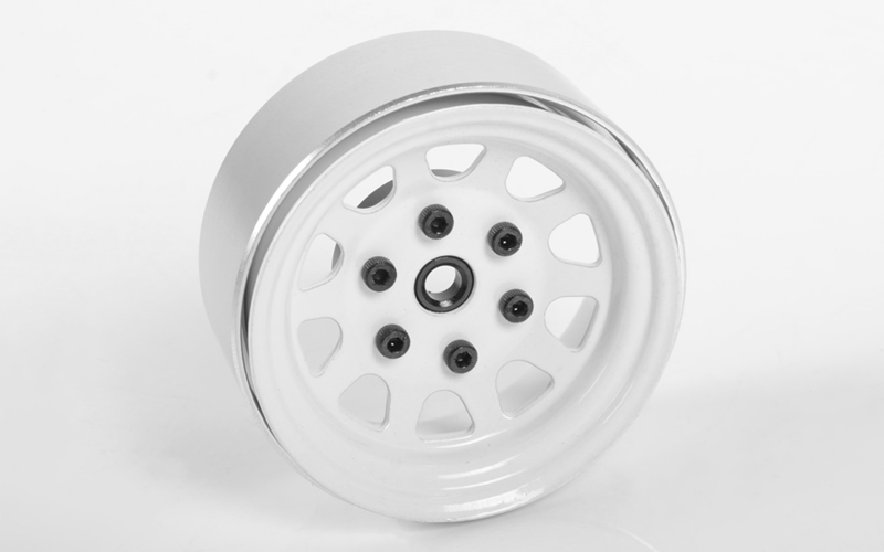 RC4WD 1.7" Stamped Steel Beadlock Wagon Wheels (White) (4) - Click Image to Close