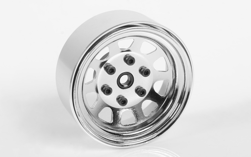 RC4WD 1.7" Stamped Steel Beadlock Wagon Wheels (Chrome) (4) - Click Image to Close