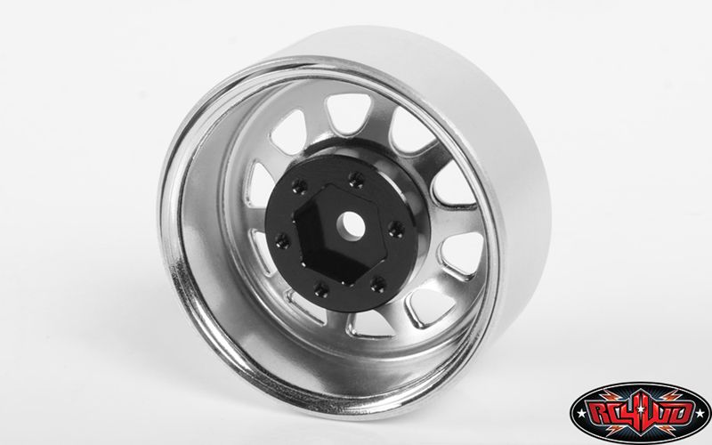 RC4WD 1.7" Stamped Steel Beadlock Wagon Wheels (Chrome) (4) - Click Image to Close