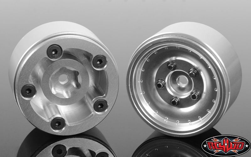 RC4WD 1.0" Stocker Beadlock Wheels Aluminum (4) - Click Image to Close