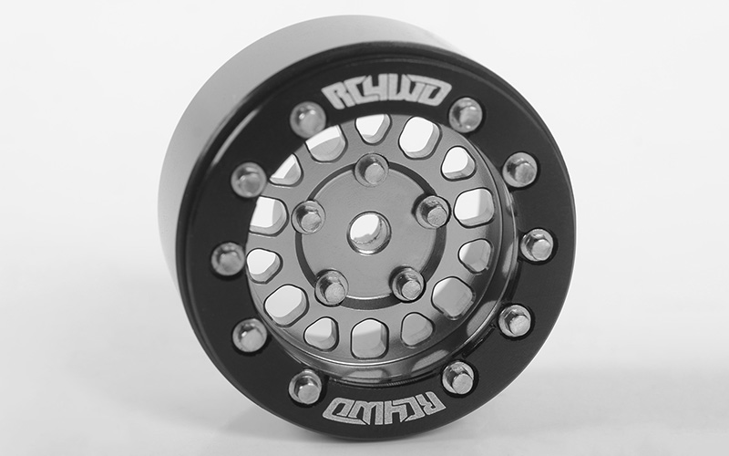 RC4WD 1.0" Competition Beadlock Wheels Aluminum (4) - Click Image to Close