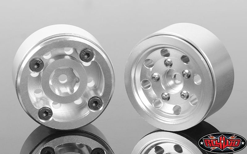 RC4WD 1.0" Beadlock Wheels Aluminum (4) - Click Image to Close