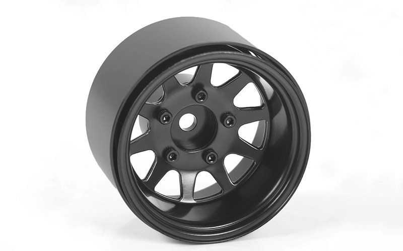 RC4WD 1.55" Deep Dish Wagon Steel Beadlock Wheels (Black) (4) - Click Image to Close