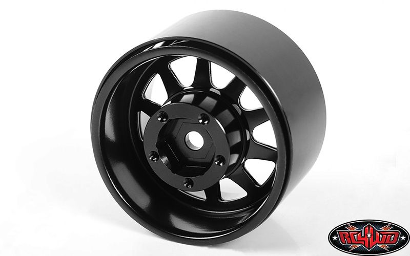 RC4WD 1.55" Deep Dish Wagon Steel Beadlock Wheels (Black) (4) - Click Image to Close