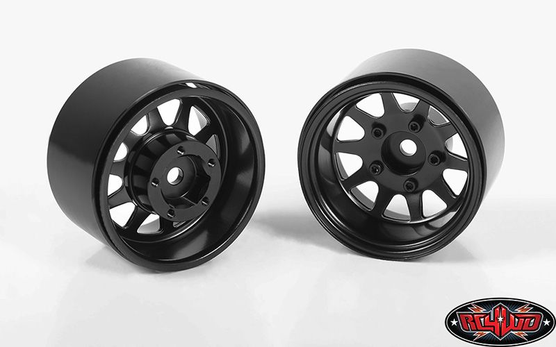 RC4WD 1.55" Deep Dish Wagon Steel Beadlock Wheels (Black) (4)