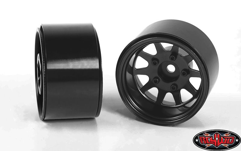 RC4WD 1.55" Deep Dish Wagon Steel Beadlock Wheels (Black) (4)